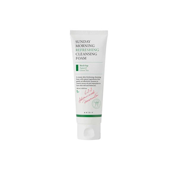 Axis-Y Sunday Morning Refreshing Cleansing Foam 120ml face cleanser or face wash price in Bangladesh at Emart