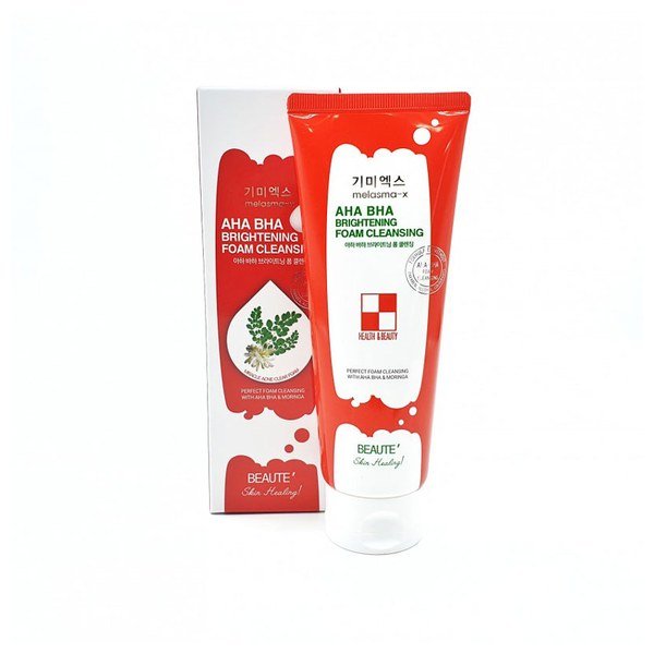 Beaute Melasma-X AHA BHA Brightening Foam Cleansing 160ml - Emart Skincare Bangladesh
