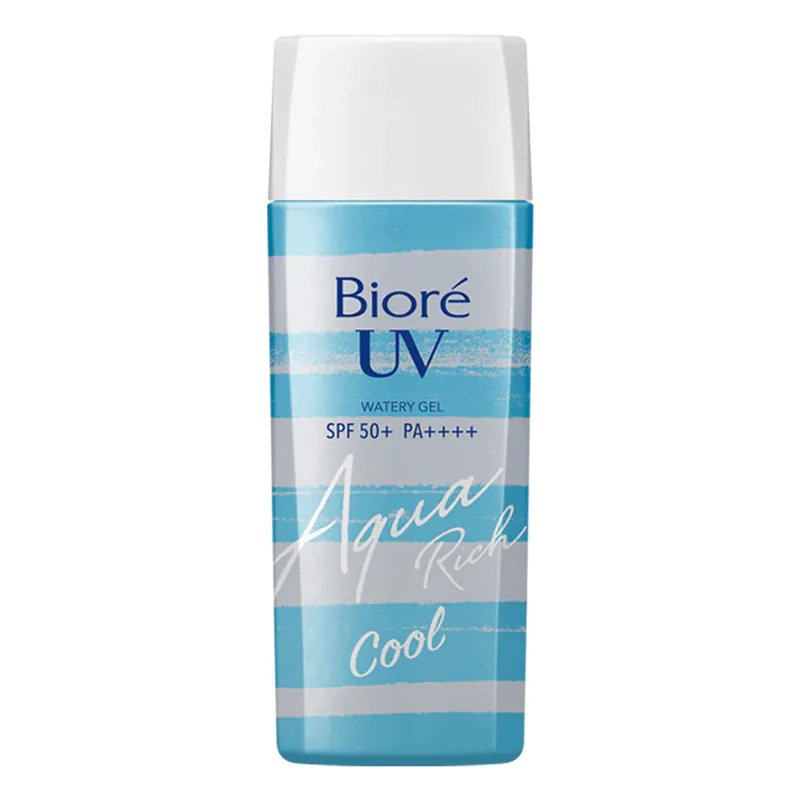 KAO BIORE UV Watery Gel SPF 50+ PA++++ Aqua Rich Cool - Ultimate Sun Protection for Everyday Use - Emart Skincare Bangladesh