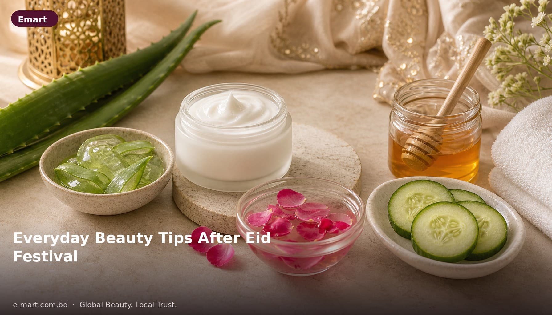 Everyday Beauty Tips: Home Remedies for Your Skin Post-Eid Festival