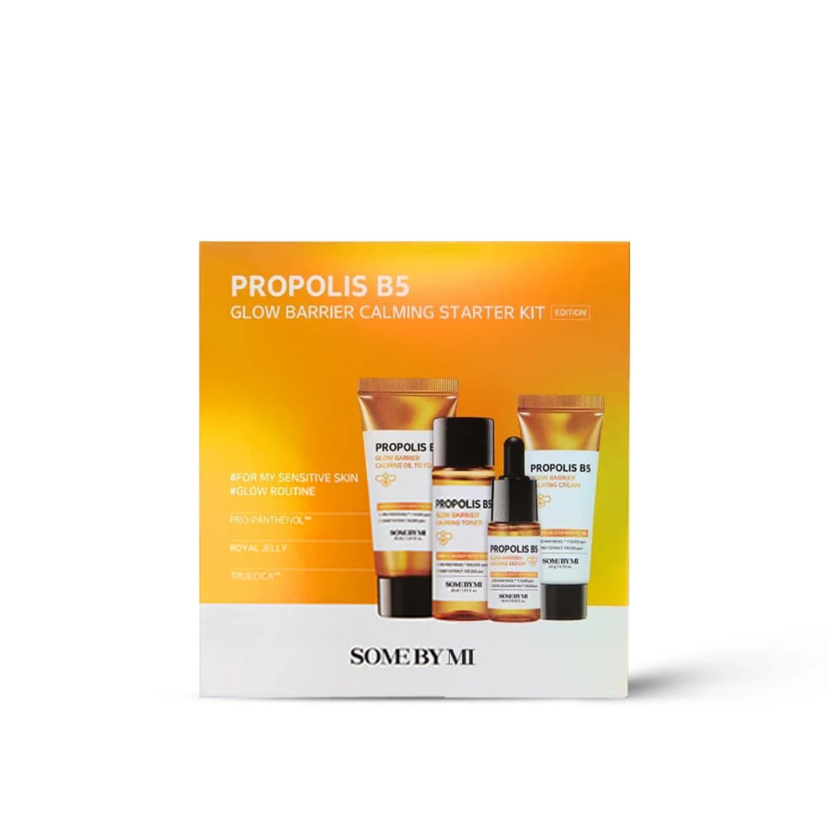 Some By Mi Propolis B5 Glow Barrier Calming Starter Kit 4pcs - Emart Skincare Bangladesh