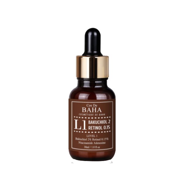 Cos De BAHA L1 Bakuchiol & Retinol Serum 30ml - Emart Skincare Bangladesh