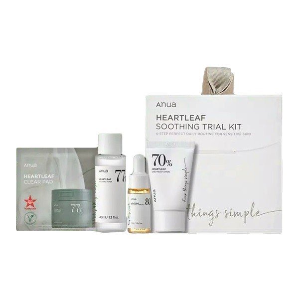 Anua Heartleaf Soothing Trial Kit 4 item - Emart Skincare Bangladesh
