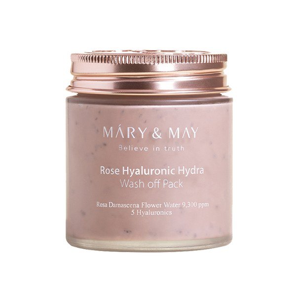 Mary&May Rose Hyaluronic Hydra Wash off Pack 125g - Emart Skincare Bangladesh