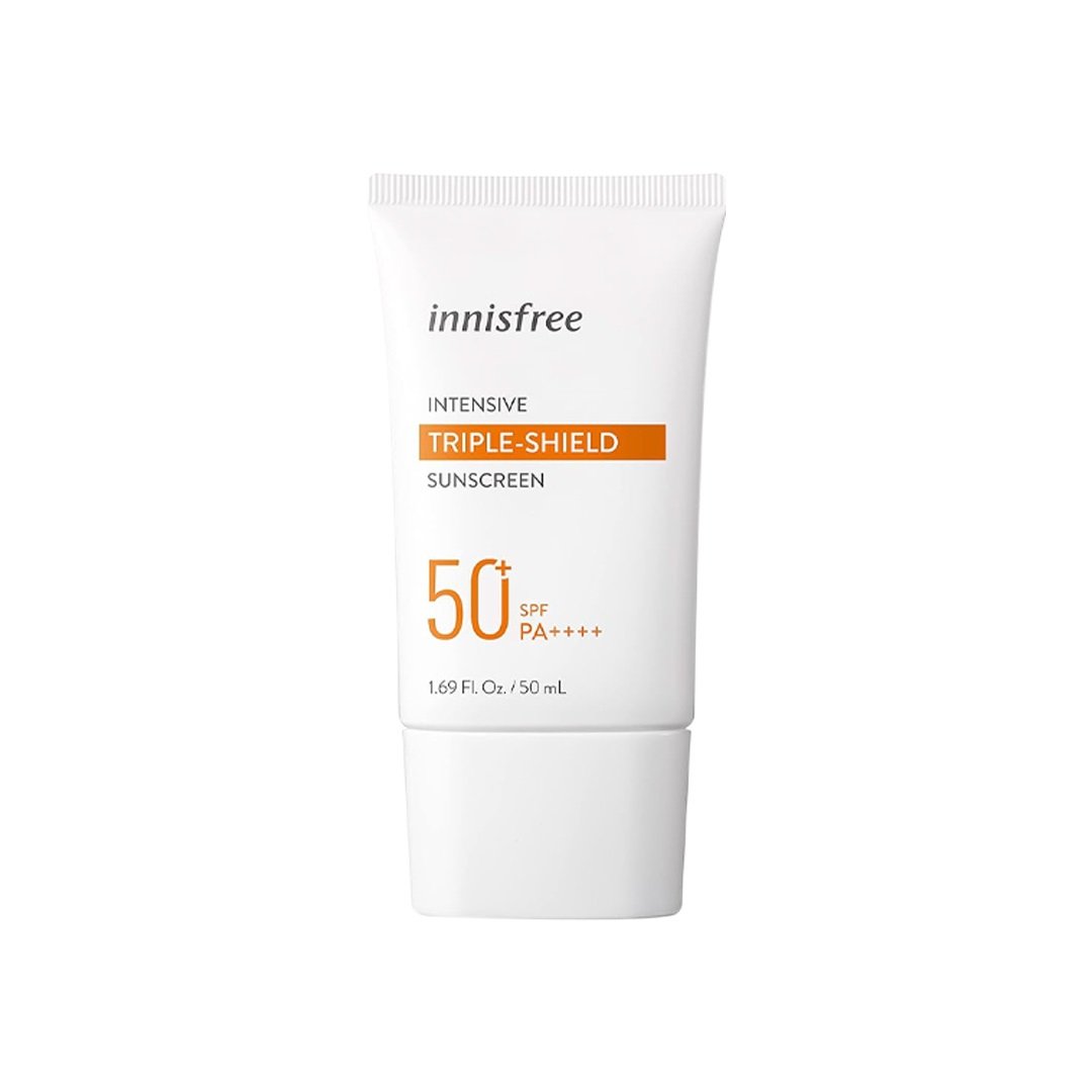 Innisfree Intensive Triple-Shield Sunscreen SPF50+ PA++++ 50ml - Emart Skincare Bangladesh