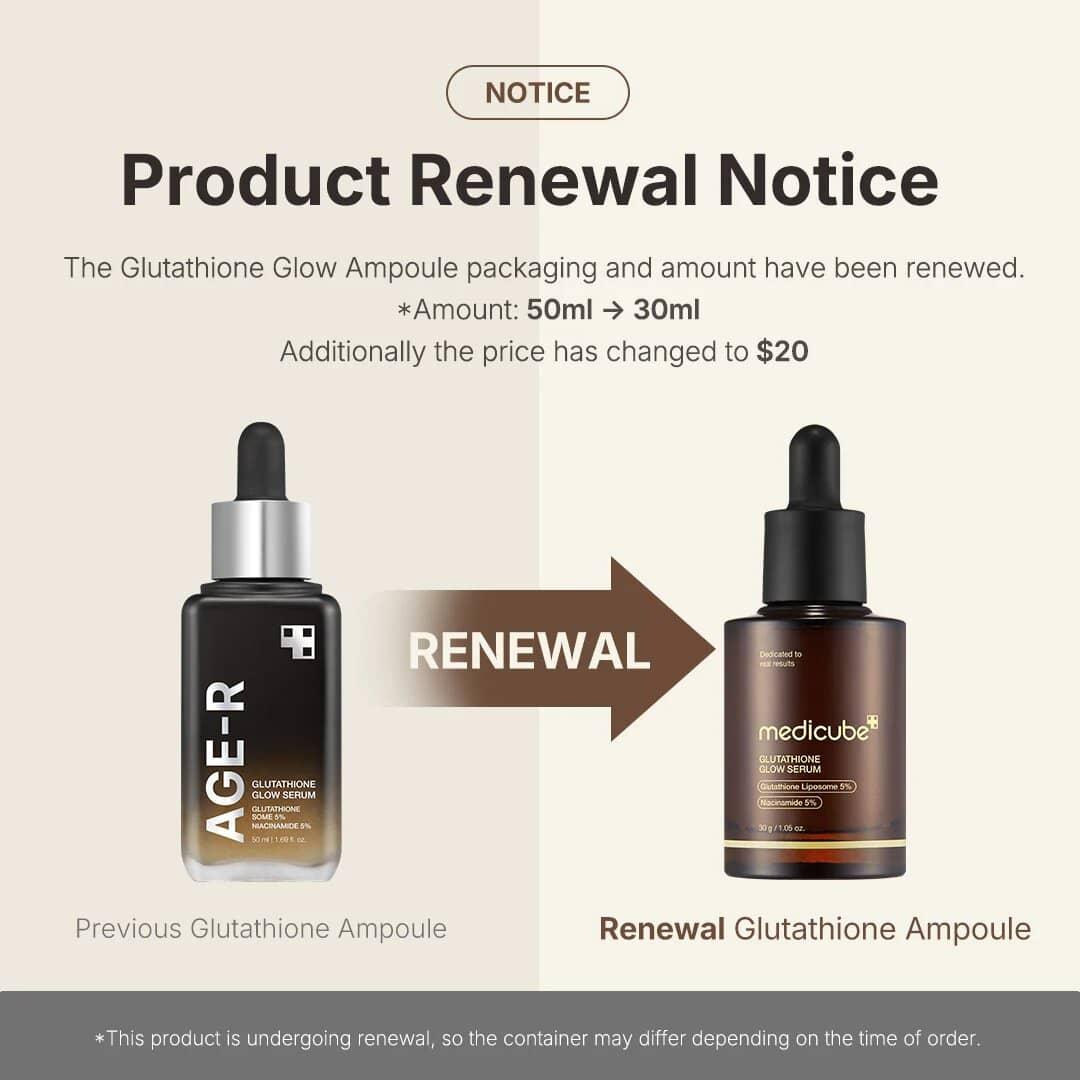 AGE-R Glutathione Glow Ampoule 30ml - Emart Skincare Bangladesh