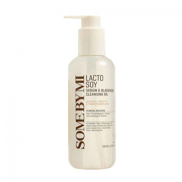 Some By Mi Lacto Soy Sebum & Blackhead Cleansing Oil 200ml - Emart Skincare Bangladesh