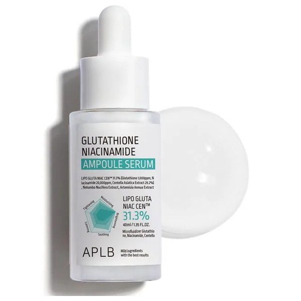 APLB Glutathione Niacinamide Ampoule serum 40ml - Emart Skincare Bangladesh
