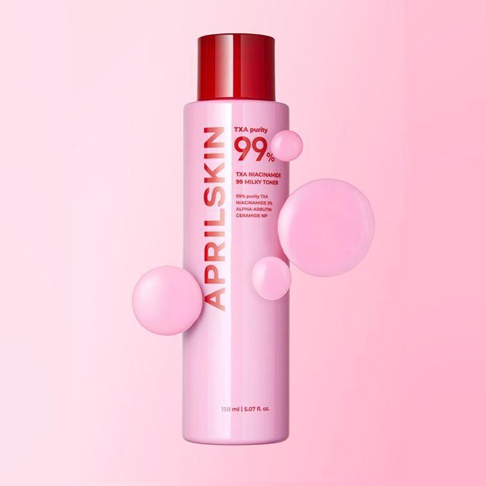 APRIL SKIN TXA Niacinamide 99 Milky Toner 150ml - Emart Skincare Bangladesh