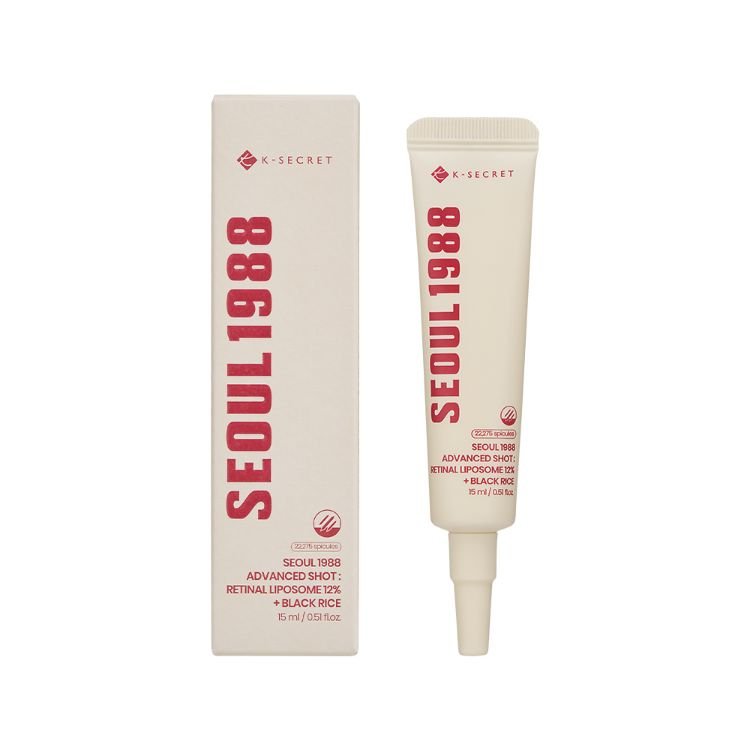 KSecret Seoul 1988 Advanced Shot: Retinal Liposome 12% + Black Rice 15ml - Emart Skincare Bangladesh