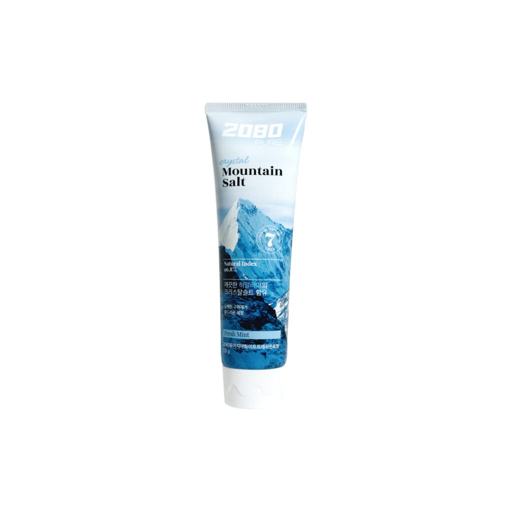 2080 Pure Mountain Salt Fresh Mint Flavor Toothpaste 120 g - Emart Skincare Bangladesh