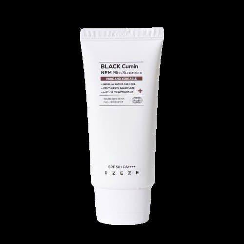 IZEZE Black Cumin NEM Bliss Suncream 50ml / SPF 50+ PA++++ - Emart Skincare Bangladesh
