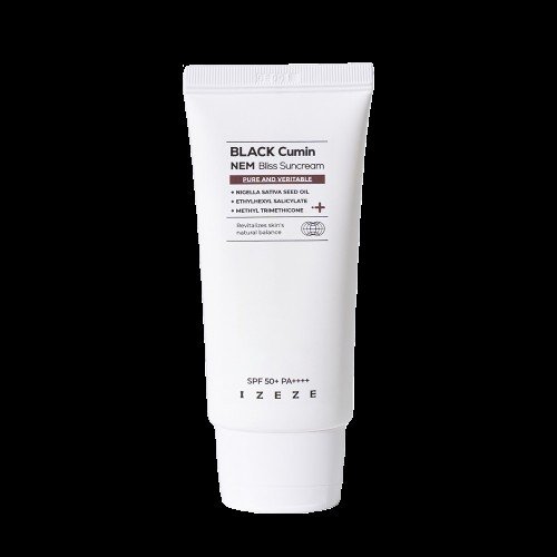 IZEZE Black Cumin NEM Bliss Suncream 50ml / SPF 50+ PA++++ - Emart Skincare Bangladesh
