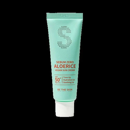 Be The Skin Sebum Zero Aloerice Vegan Sun Cream 50ml SPF 50+, PA++++ - Emart Skincare Bangladesh