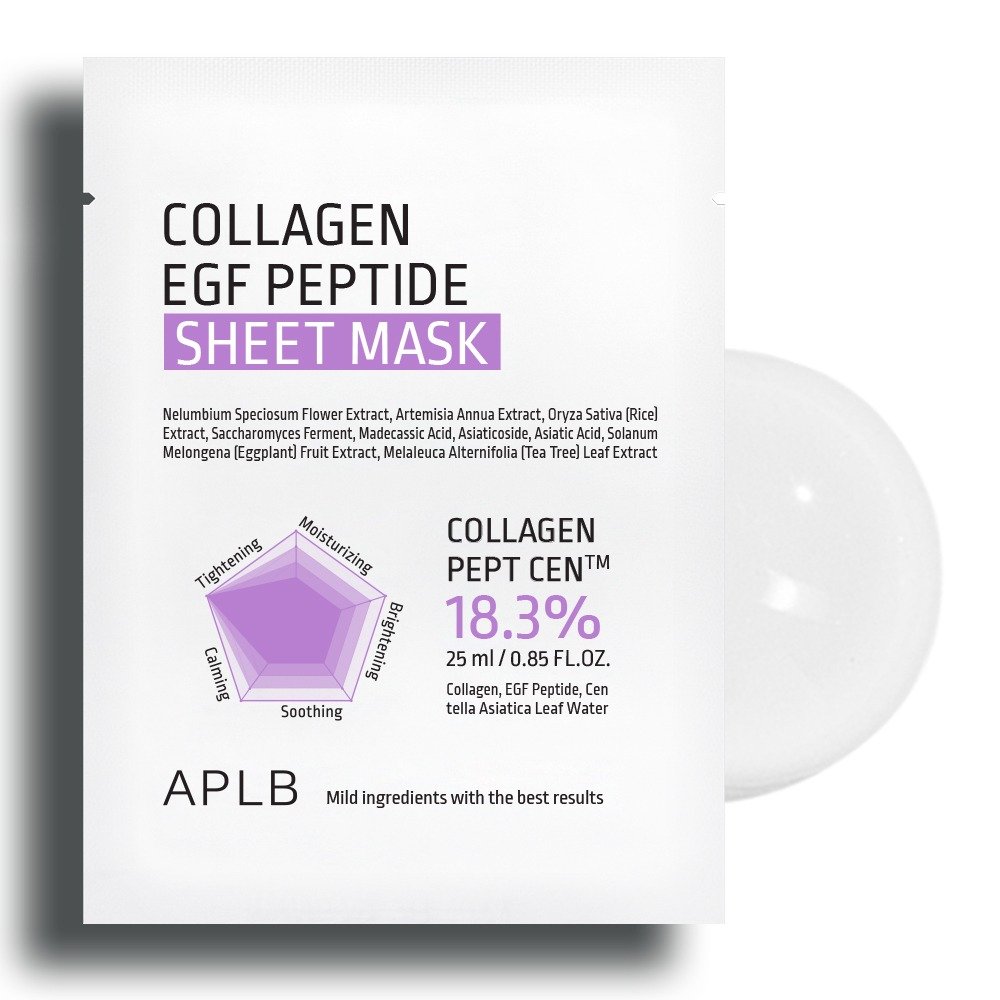 APLB Collagen EGF Peptide Sheet Mask 25ml - Emart Skincare Bangladesh