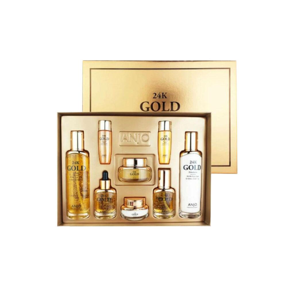 Anjo Professional 24K Gold Skin Care 6 Set - Emart Skincare Bangladesh