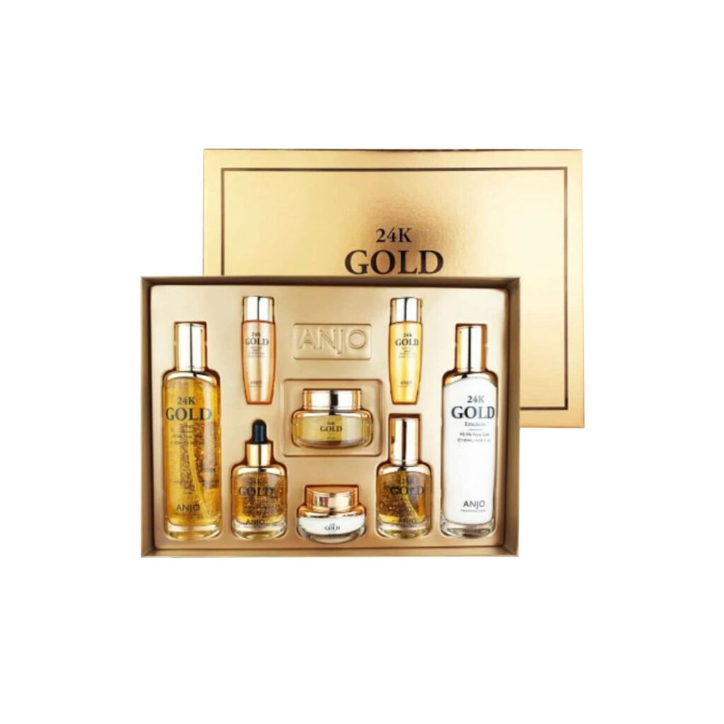 Anjo Professional 24K Gold Skin Care 6 Set - Emart Skincare Bangladesh