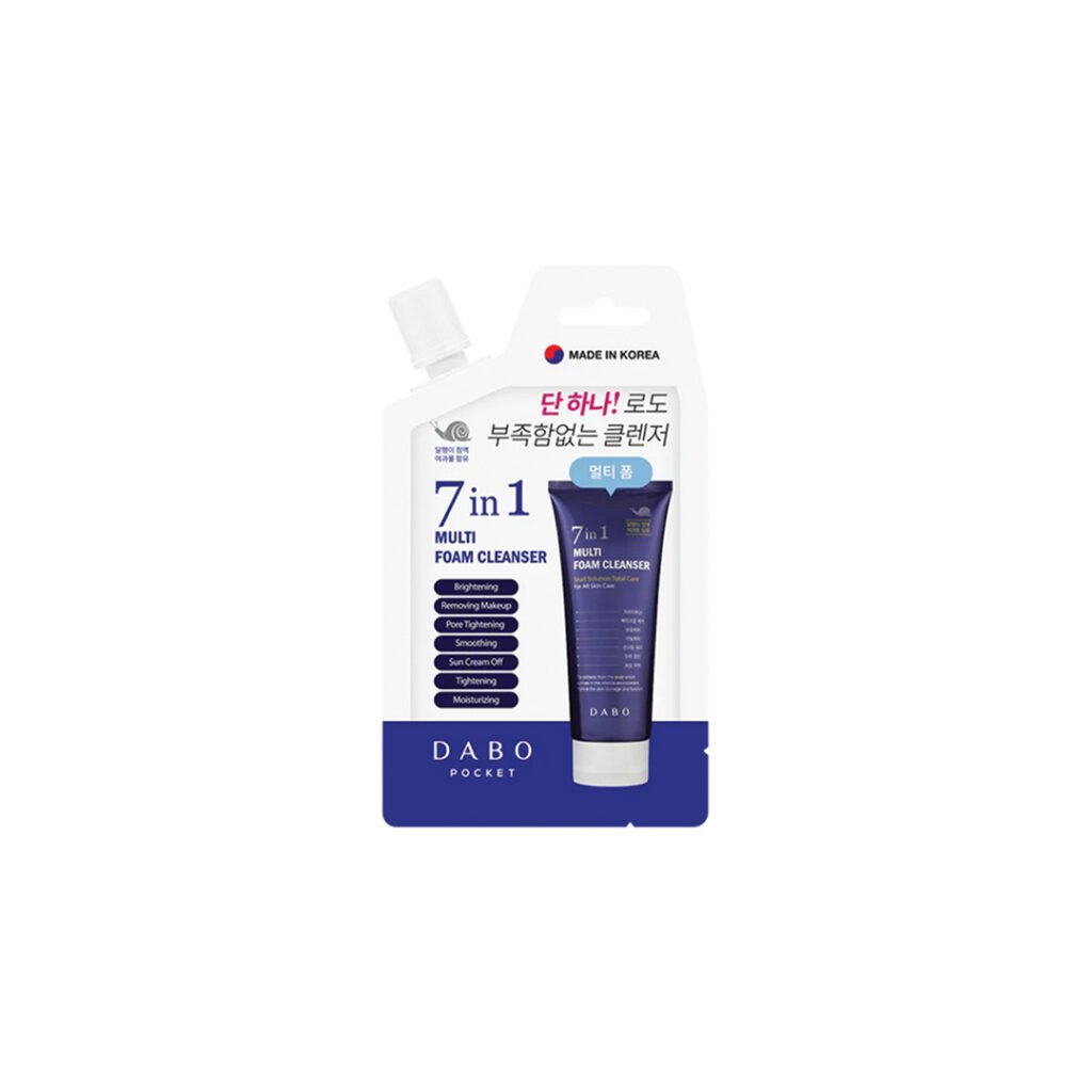 Dabo 7 In 1 Multi Foam Cleanser 20 ml face cleanser or face wash price in Bangladesh at Emart