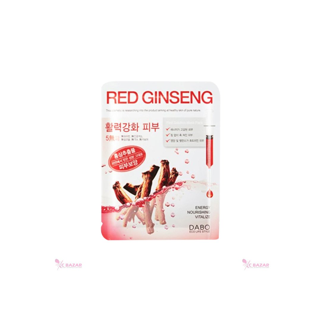 Dabo First Solution Mask Pack 23 g - RED GINSENG - Emart Skincare Bangladesh