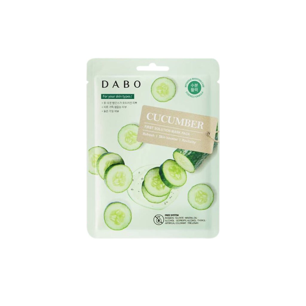 Dabo First Solution Mask Pack (Sheet Mask) – CUCUMBER - Emart Skincare Bangladesh