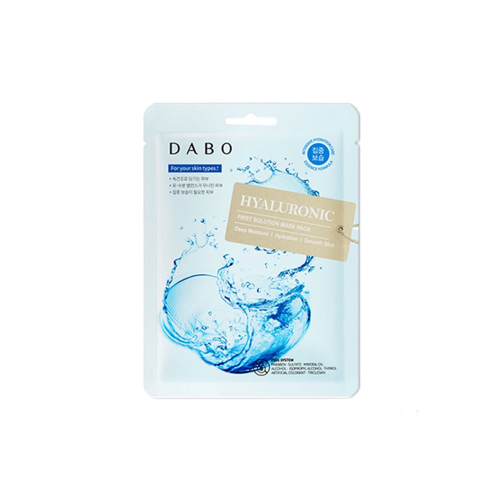 Dabo First Solution Mask Pack (Sheet Mask) – HYALURONIC - Emart Skincare Bangladesh