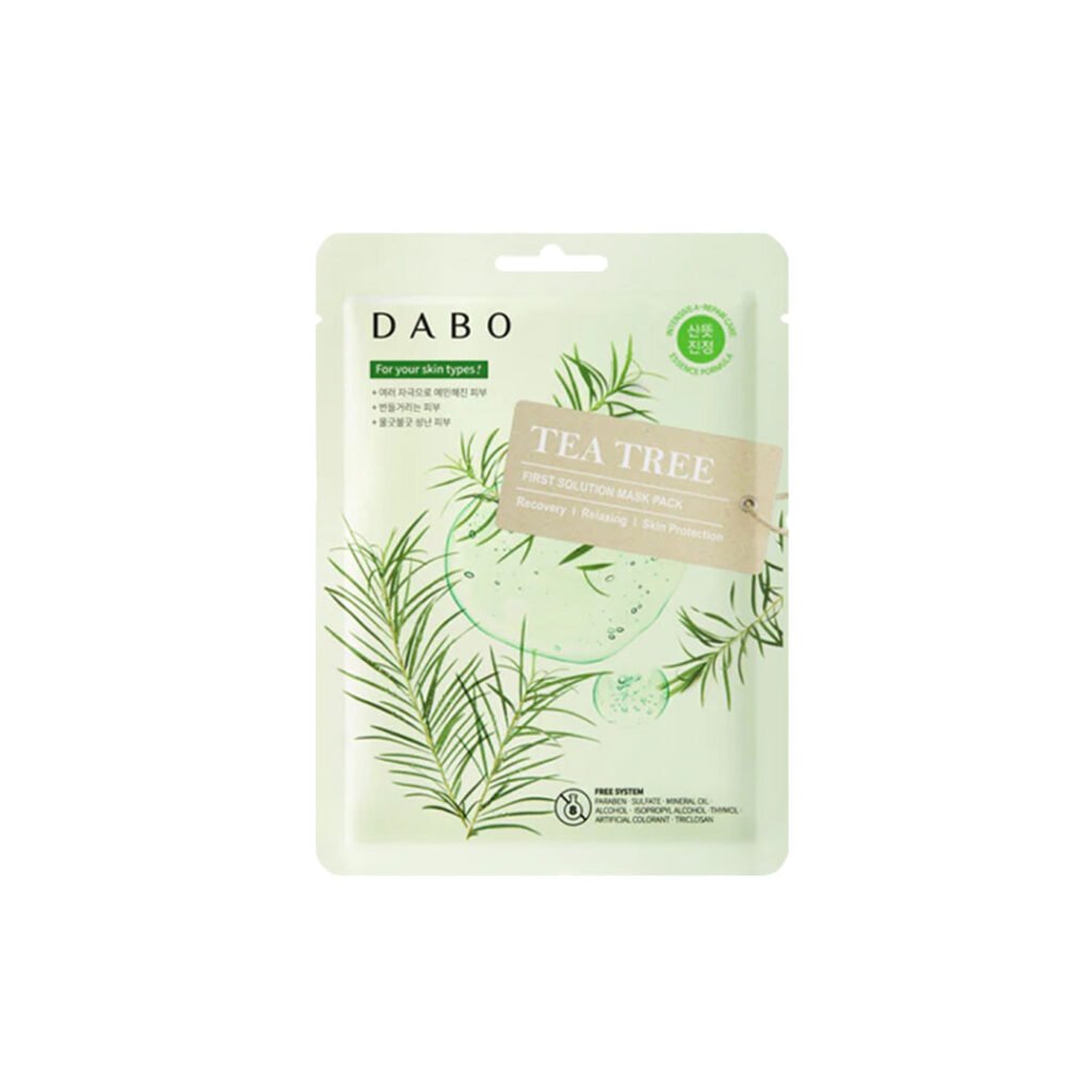 Dabo First Solution Mask Pack (Sheet Mask) – TEA TREE - Emart Skincare Bangladesh
