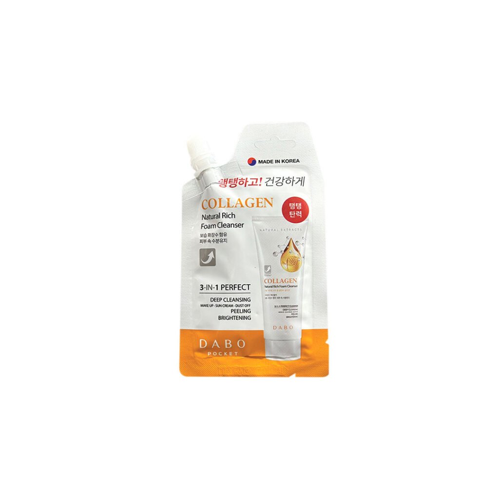 Dabo Natural Rich Foam Cleanser Collagen 20 ml - Emart Skincare Bangladesh