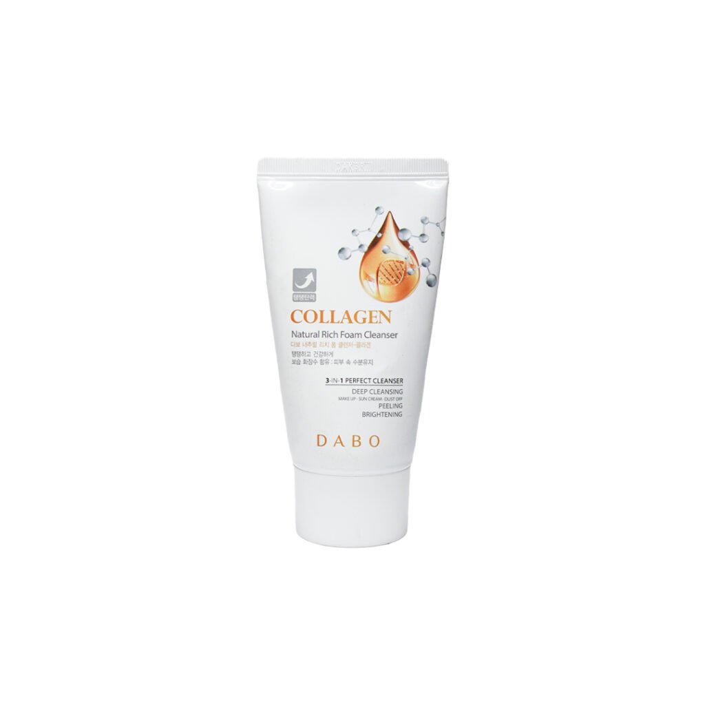 Dabo Natural Rich Foam Cleanser – Collagen 60 ml - Emart Skincare Bangladesh