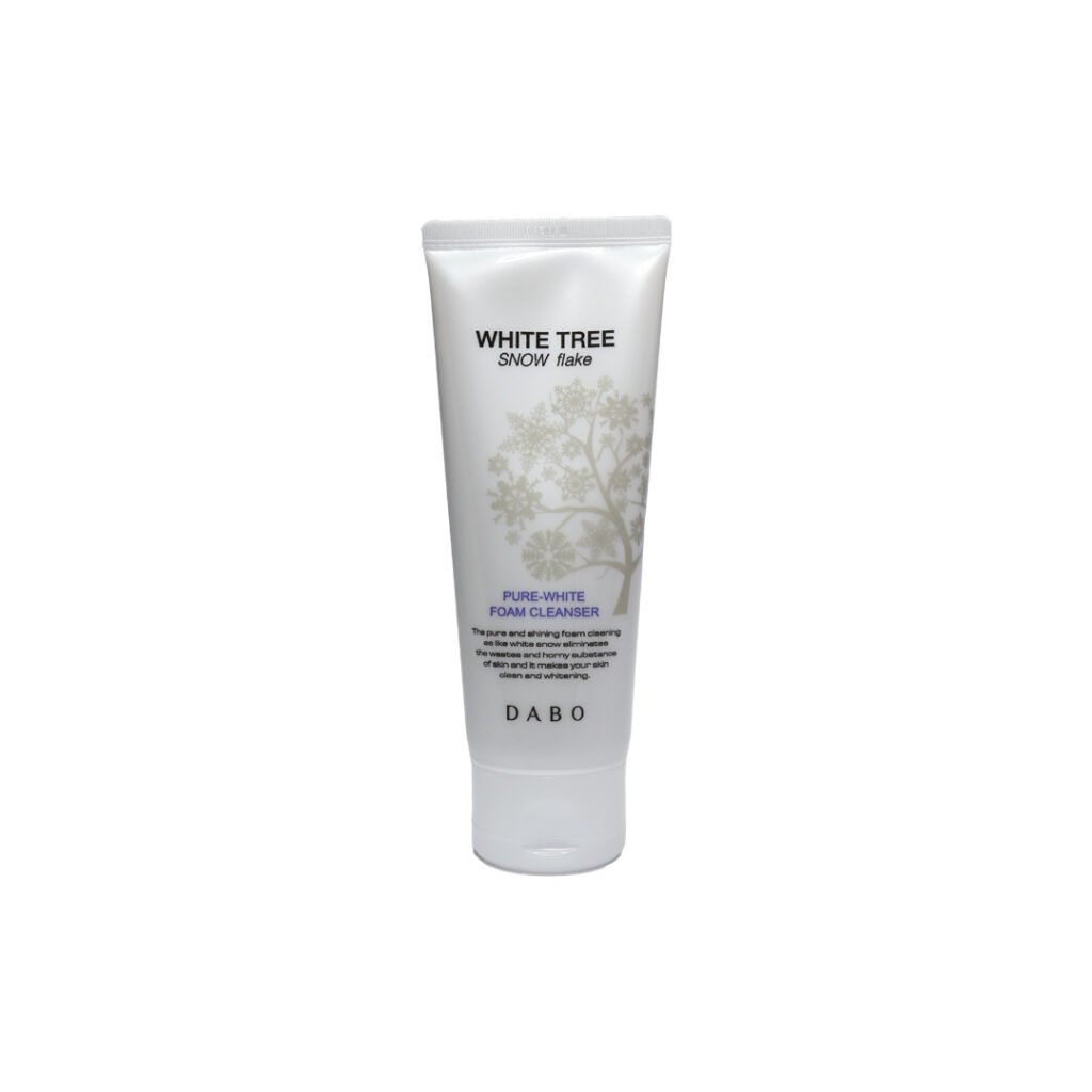 Dabo White Tree Saow Flake Pure White Foam Cleanser 150 ml - Emart Skincare Bangladesh