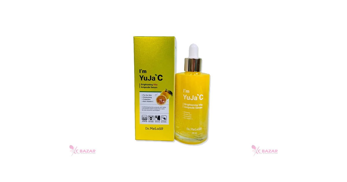 Dr.Meloso im Yuja C Brightening Vita Ampoule Serum 100ml - Emart Skincare Bangladesh