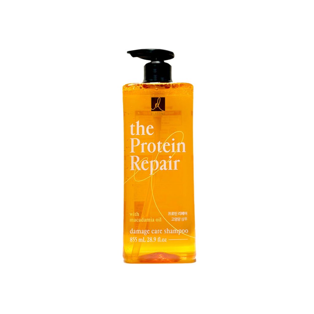 Elastine The Protein Repair With Macadamia Oil Damage Care Shampoo 855 ml - Emart Skincare Bangladesh