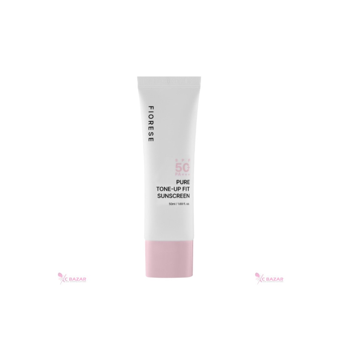 Fiorese Pure Tone-Up Fit Sunscreen SPF50+ PA+++ 50ml - Emart Skincare Bangladesh