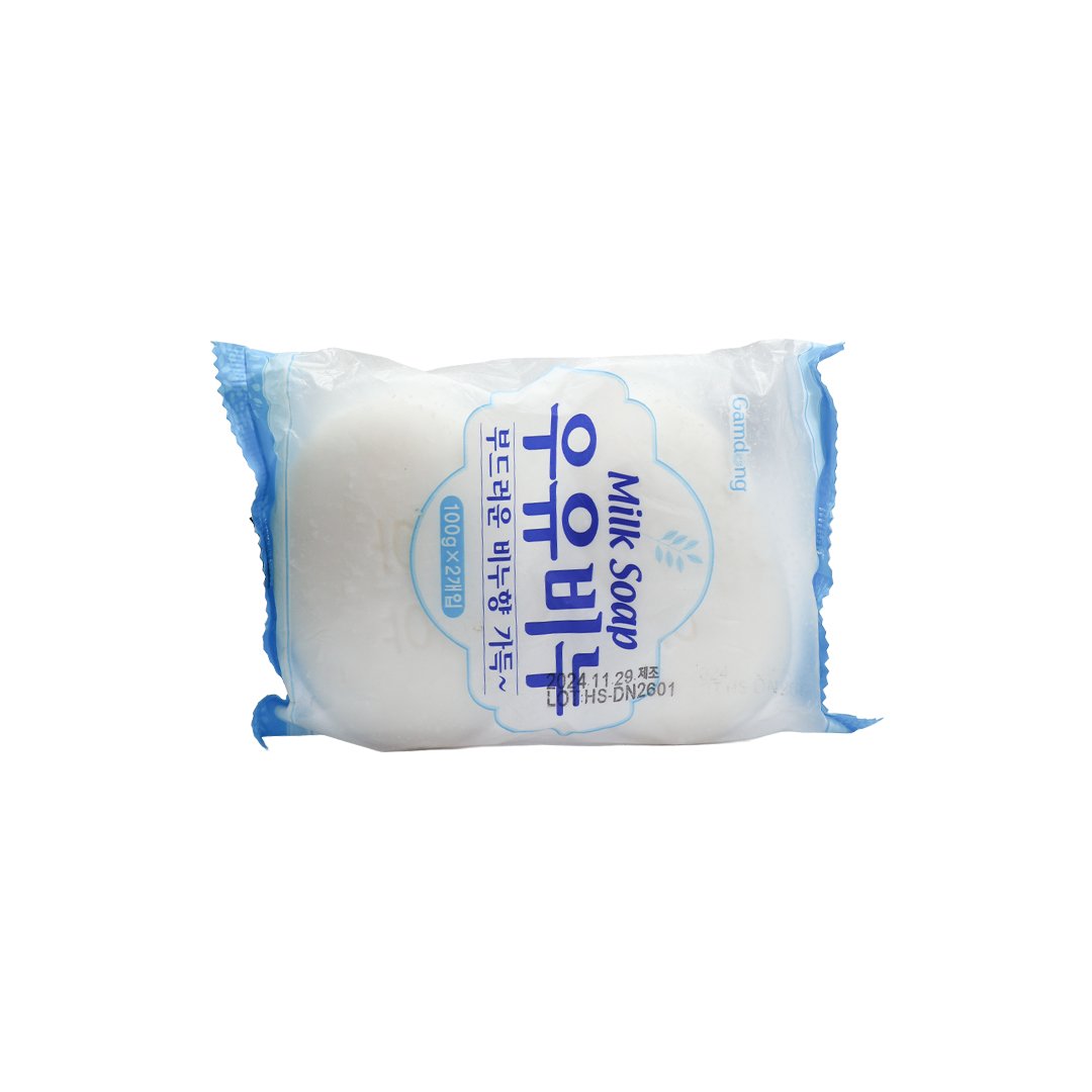 Gamdong Milk Soap (2 pcs) 100*2=200 g - Emart Skincare Bangladesh
