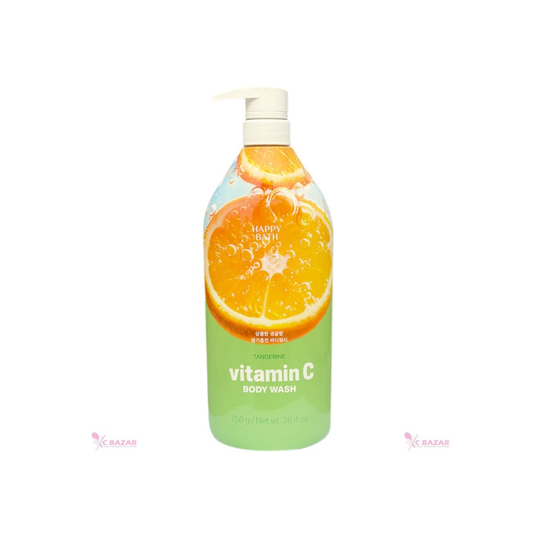 Happy Bath Tangerine Vitamin C Body Wash 750 g - Emart Skincare Bangladesh