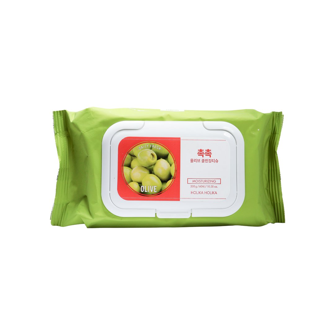 Holika Holika Daily Fresh Olive Cleansing Tissue 300 g - Emart Skincare Bangladesh