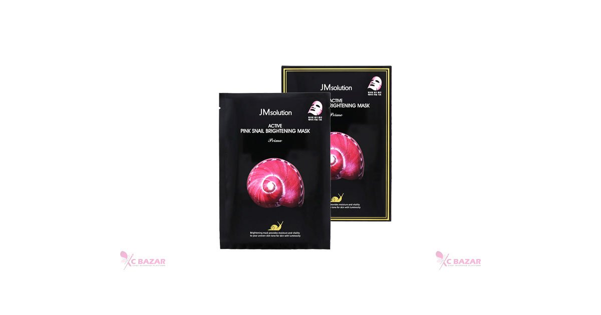 JMsolution Active Pink Snail Brightening Mask Prime 30 ml - Emart Skincare Bangladesh