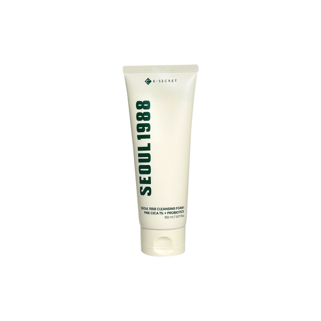 K-Secret Seoul 1988 Cleansing Foam : Pine Cica 1% + Probiotics 150 ml - Emart Skincare Bangladesh