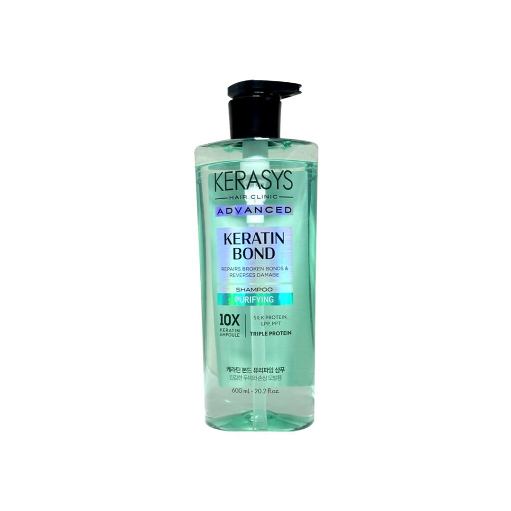 Kerasys Advanced Keratin Bond Purifying Shampoo 600 ml - Emart Skincare Bangladesh