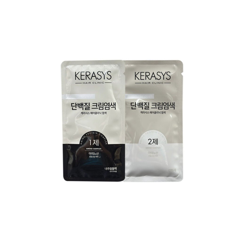 Kerasys Amino Acid & Protein Permanent Hair Color – NATURAL BLACK - Emart Skincare Bangladesh