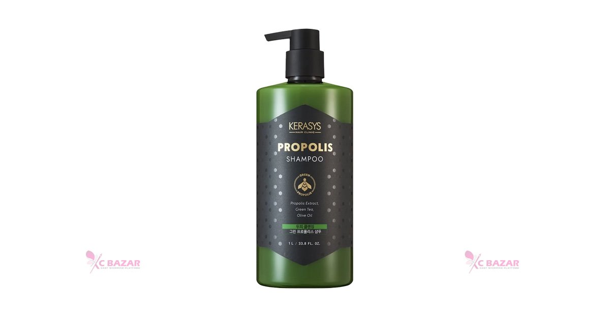 Kerasys Green Propolis Scalp Cleansing Shampoo 1 L - Emart Skincare Bangladesh