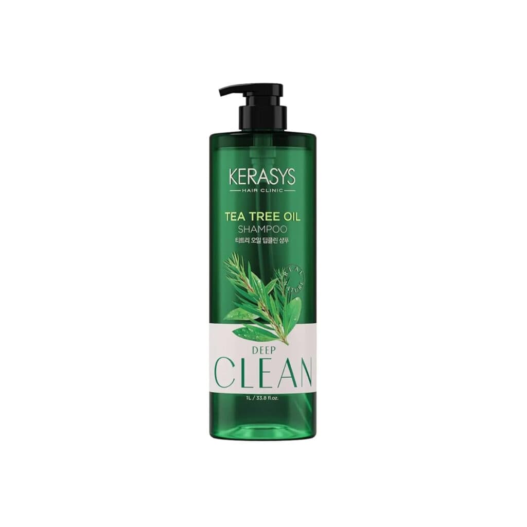 Kerasys Hair Clinic Tea Tree Oil Shampoo 1L - Emart Skincare Bangladesh