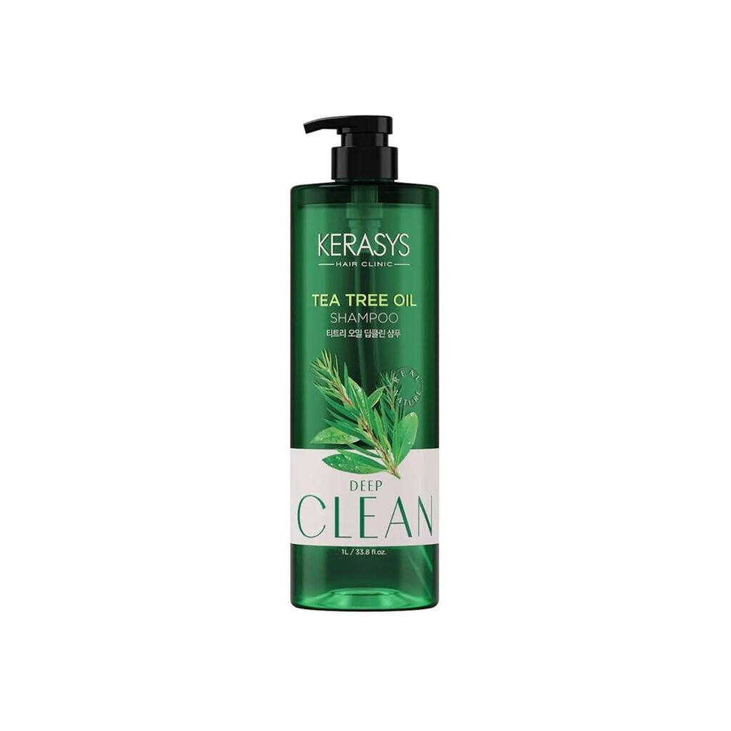 Kerasys Hair Clinic Tea Tree Oil Shampoo 1L - Emart Skincare Bangladesh