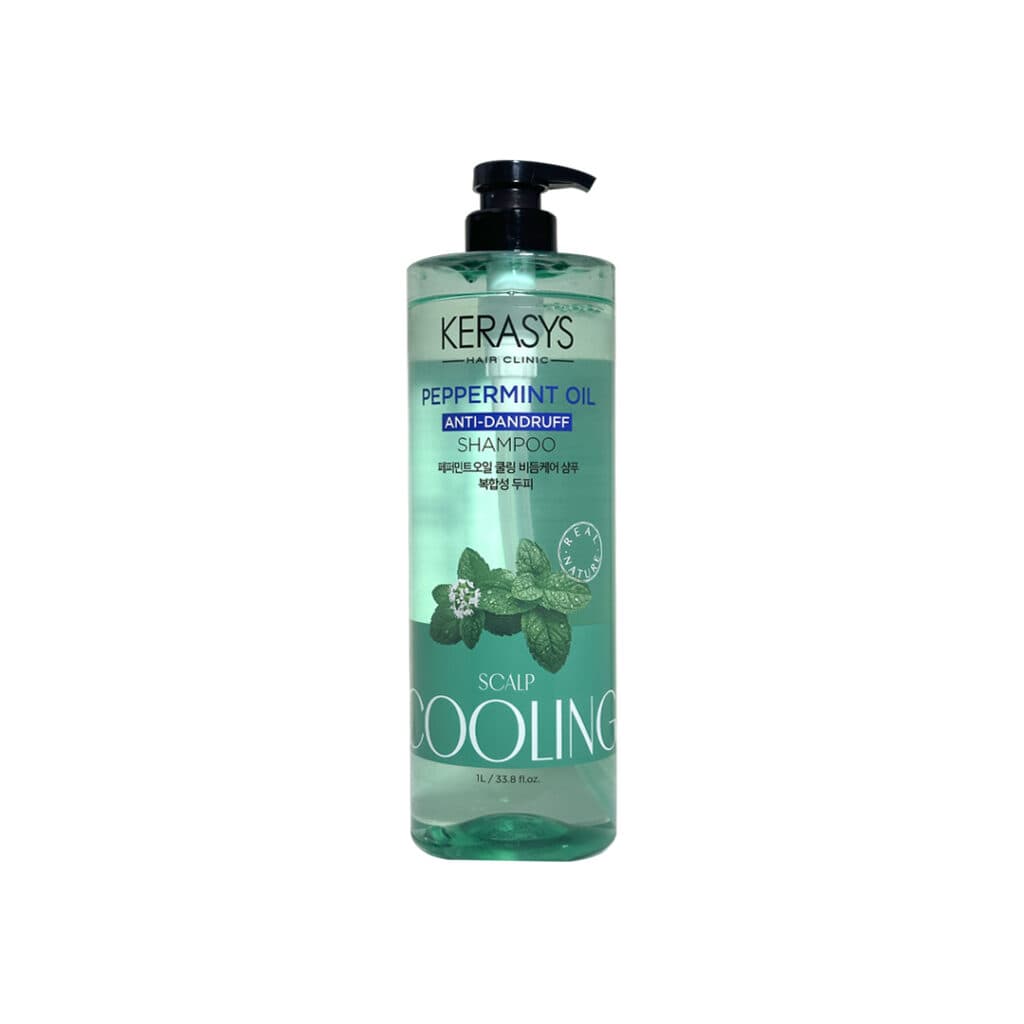 Kerasys Peppermint Oil Scalp Cooling Anti-dandruff Shampoo 1 Liter - Emart Skincare Bangladesh