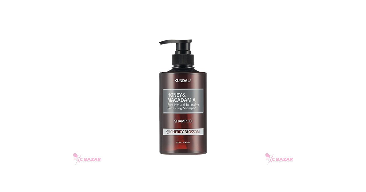 Kundal Honey & Macadamia Shampoo (Cherry Blossom) 500 ml - Emart Skincare Bangladesh