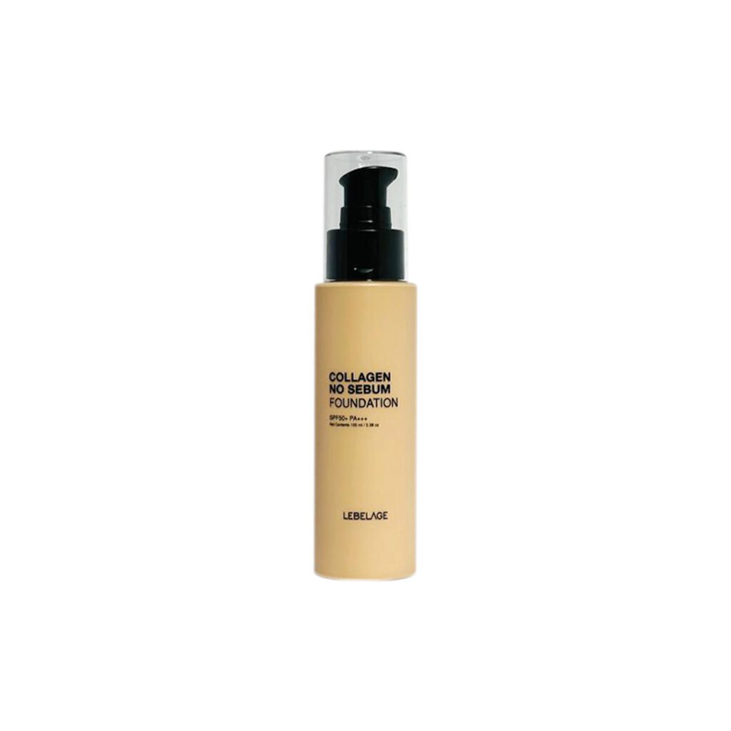 Lebelage Collagen No Sebum Foundation SPF 50+ PA+++ 100 ml – 21 - Emart Skincare Bangladesh