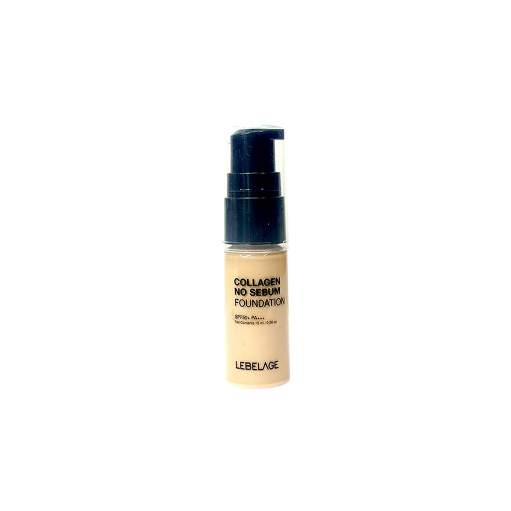 Lebelage Collagen No Sebum Foundation SPF50+ PA+++ 15 ml - Emart Skincare Bangladesh
