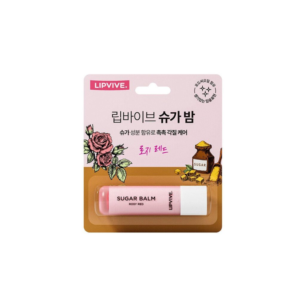 Lipvive Sugar Balm – Rosy Red 4.8 g - Emart Skincare Bangladesh