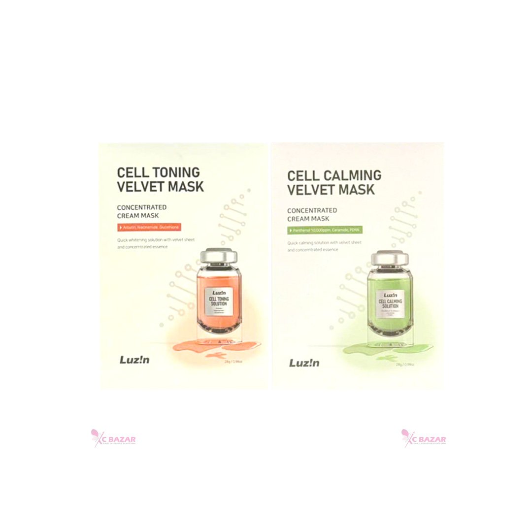 Luzin Cell Velvet Mask 28 g - Toning Velvet - Emart Skincare Bangladesh