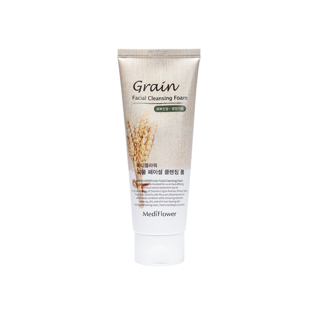 MEDIFLOWER Grain Facial Cleansing Foam 150 ml - Emart Skincare Bangladesh