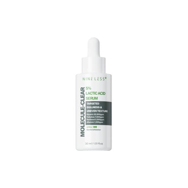 NINE LESS Molecule-Clear 5% Lactic Acid Serum 30ml - Emart Skincare Bangladesh